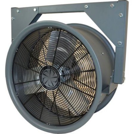 TPI INDUSTRIAL TPI 24" High Velocity Air Circulator Blower Fan W/ Yoke Mount, 5290 CFM, 1 HP, 240V, Single Phase HV24208-240V